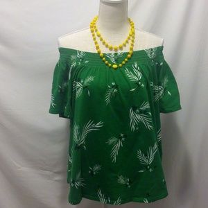 *2/$5 SALE!* H&M L.O.G.G. Off Shoulder Cotton Top - Size (L)